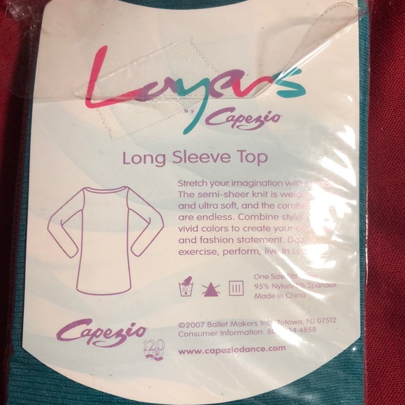 Turquoise stretchy dancewear - Picture 5 of 5